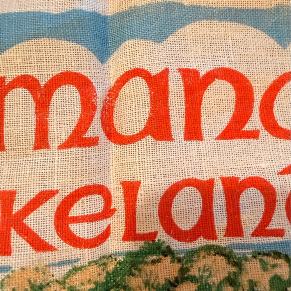 Vintage Ireland Fermanagh Lakeland and Belfast Decorative Tea Towels NWOT